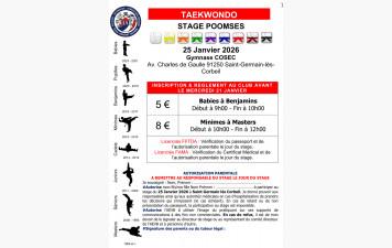 Stage Poomsae - AEVB