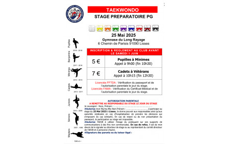 STAGE AEVB - PREPARATION PASSAGE DE GRADE