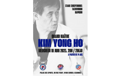 Stage - Grand Maître Kim Yong Ho