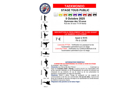 Stage Tous Public - AEVB